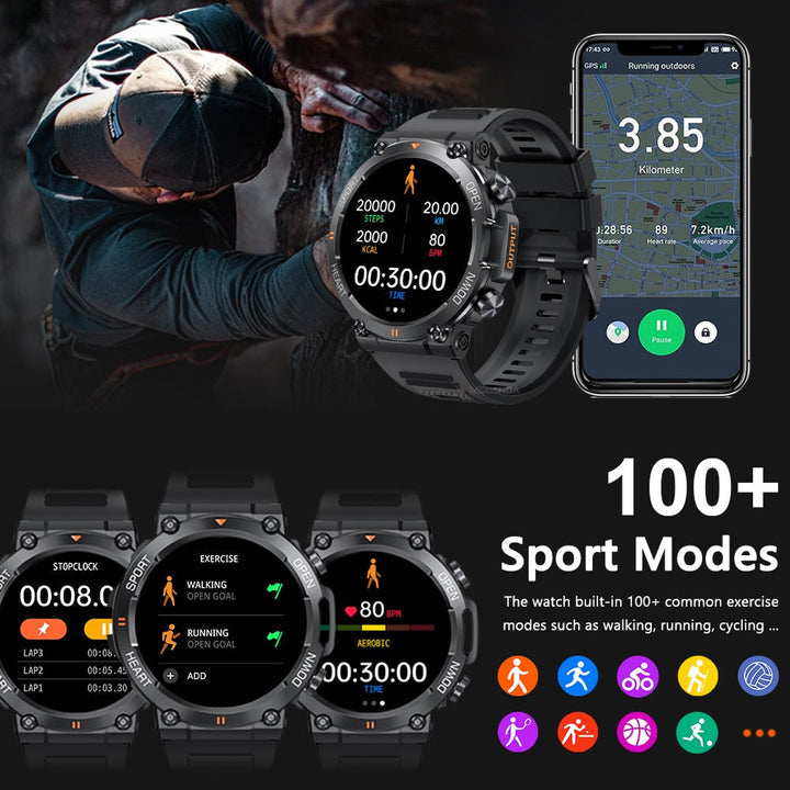 PowerPulse™ | Smartwatch Sport-Fitness-Tracker Herzfrequenzmesser