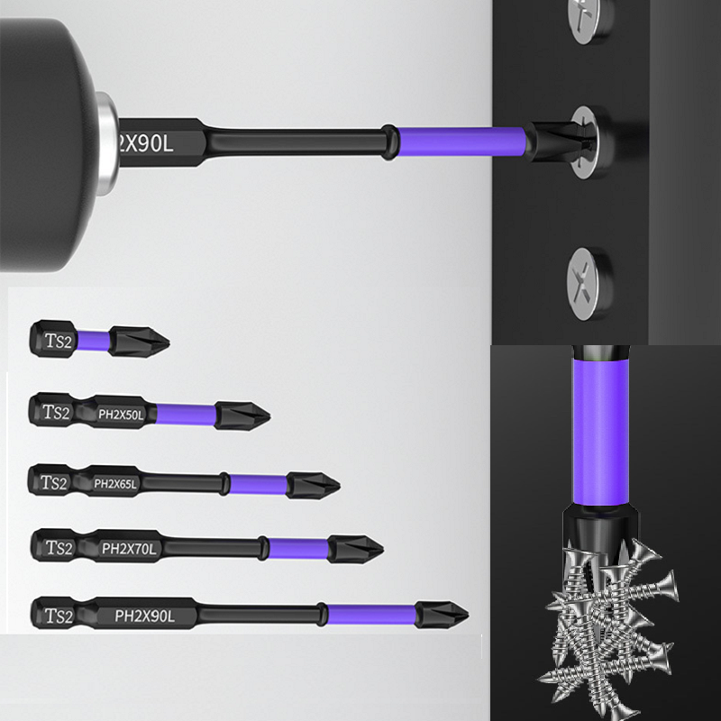 PowerGrip™ | 6 Stück Magnetische Schraubendreherbits