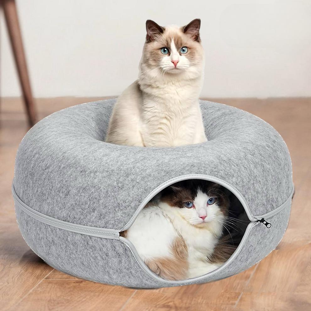 CozyLoop™ | Tunnelbett für Katzen
