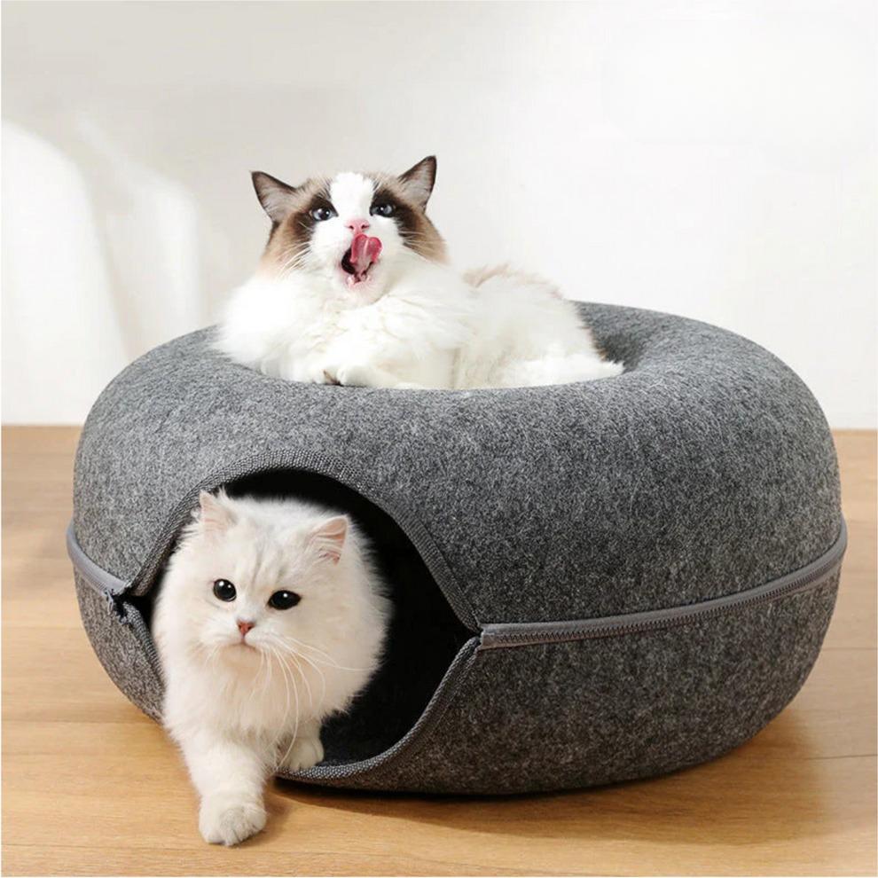 CozyLoop™ | Tunnelbett für Katzen