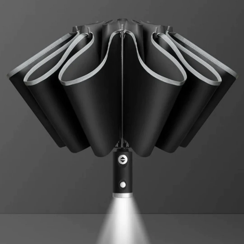 SnapScape™ | Vollautomatischer Regenschirm mit LED-Beleuchtung