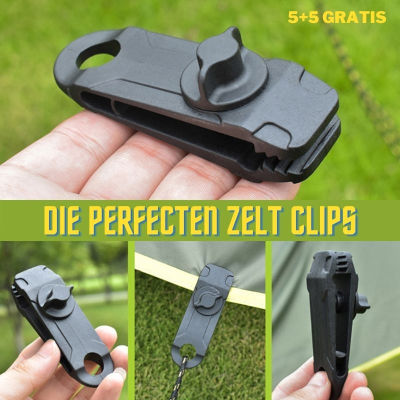 Clipper™ (5+5 GRATIS) | die perfekten Zelt/Segel-Clips