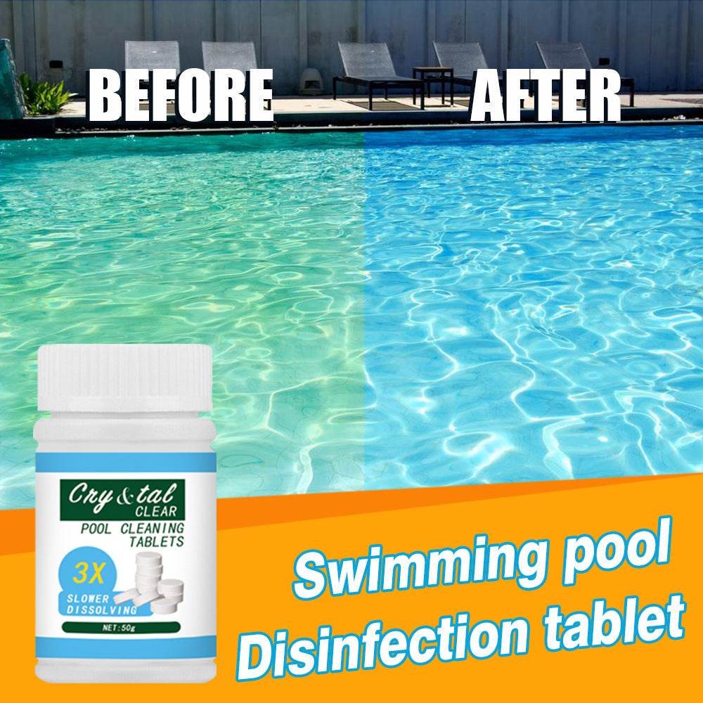 CleanTab™ (50 + 50 GRATIS) | Schwimmbad-Reinigungstabletten einschließlich Spender